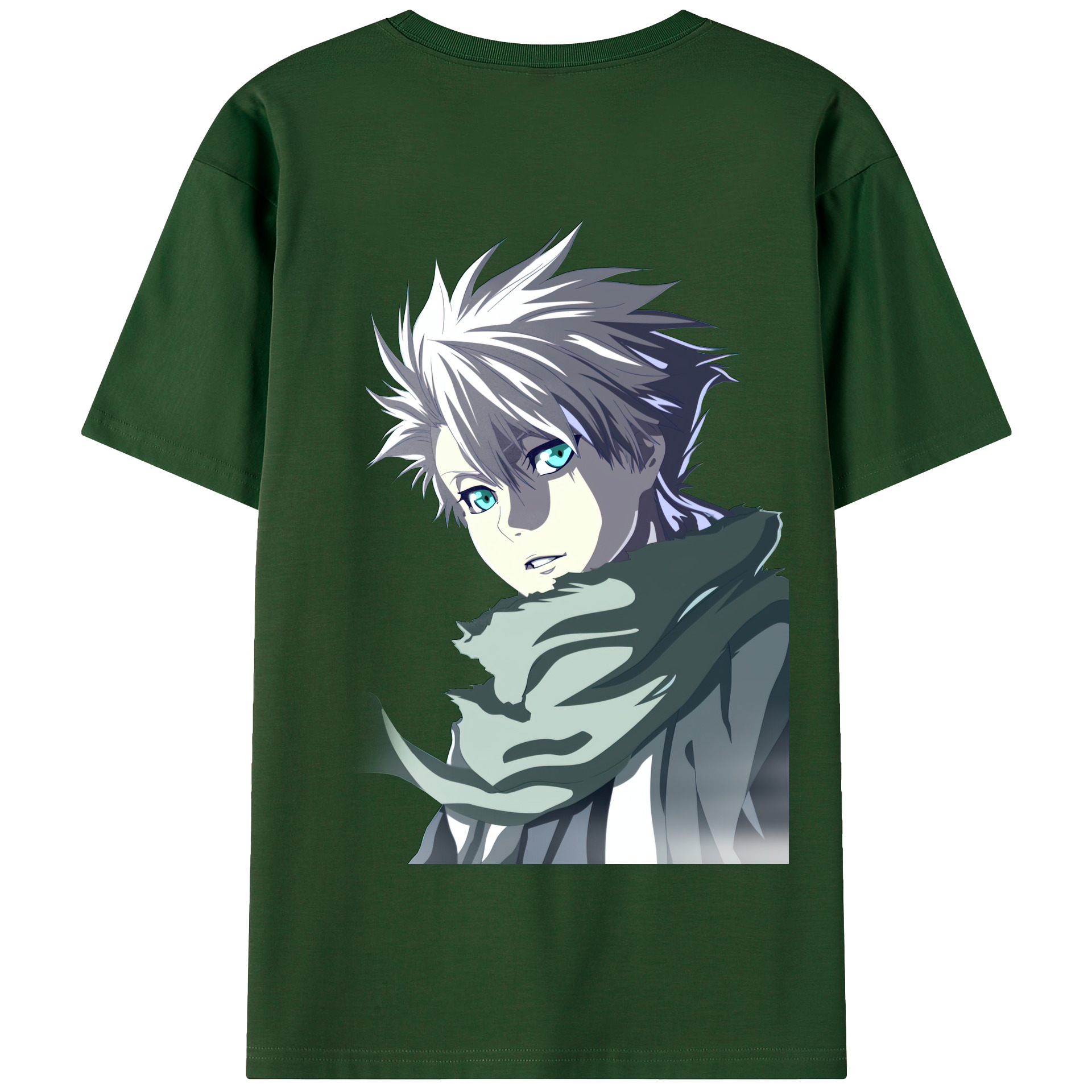 （画像用） ブリーチ 日番谷冬獅郎（ひつがや とうしろう） BLEACH Hitsugaya Toushirou 綿100％半袖Tシャツ（背面プリント）